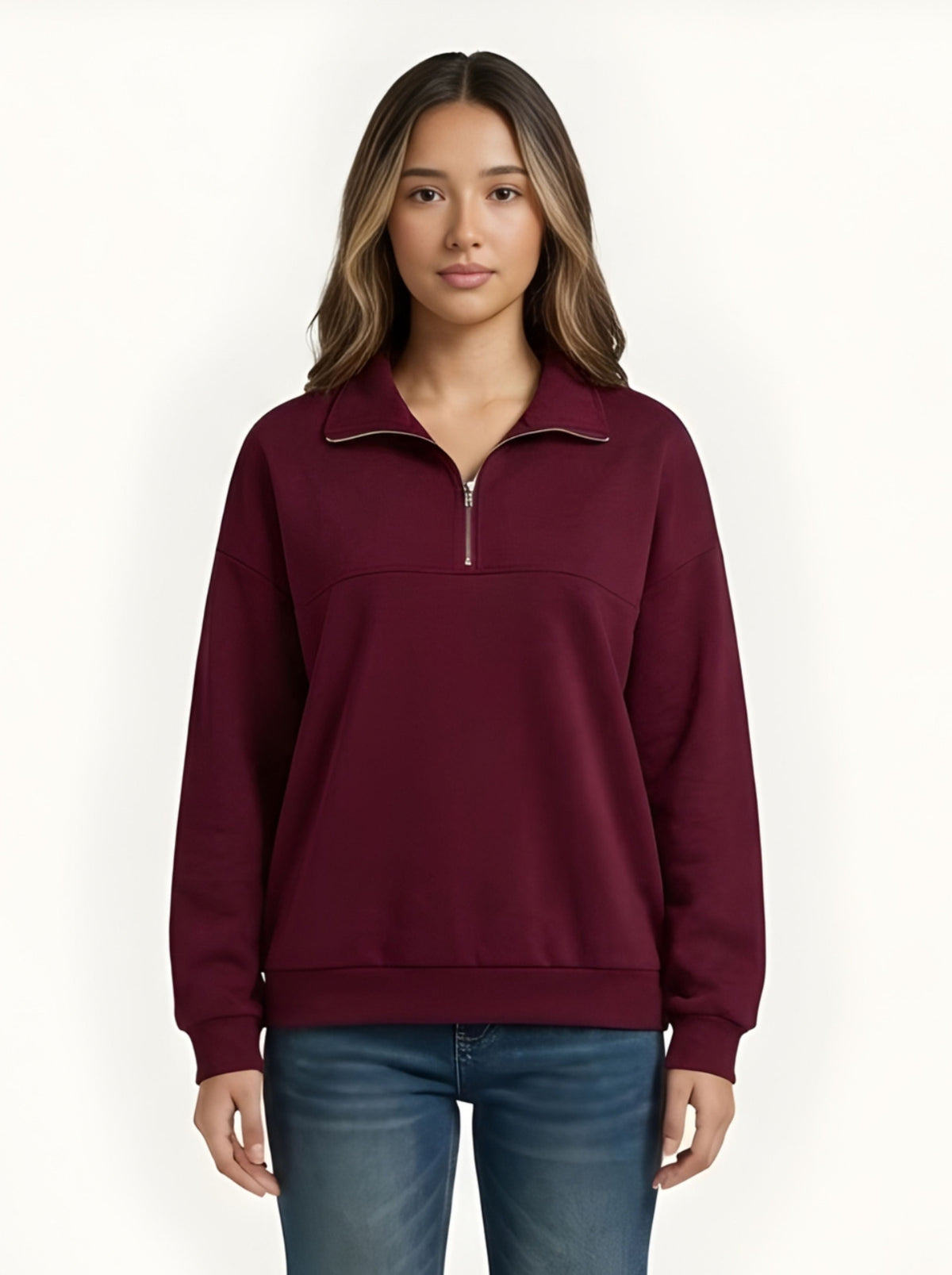 Halfmoon Zip Sweatshirt
