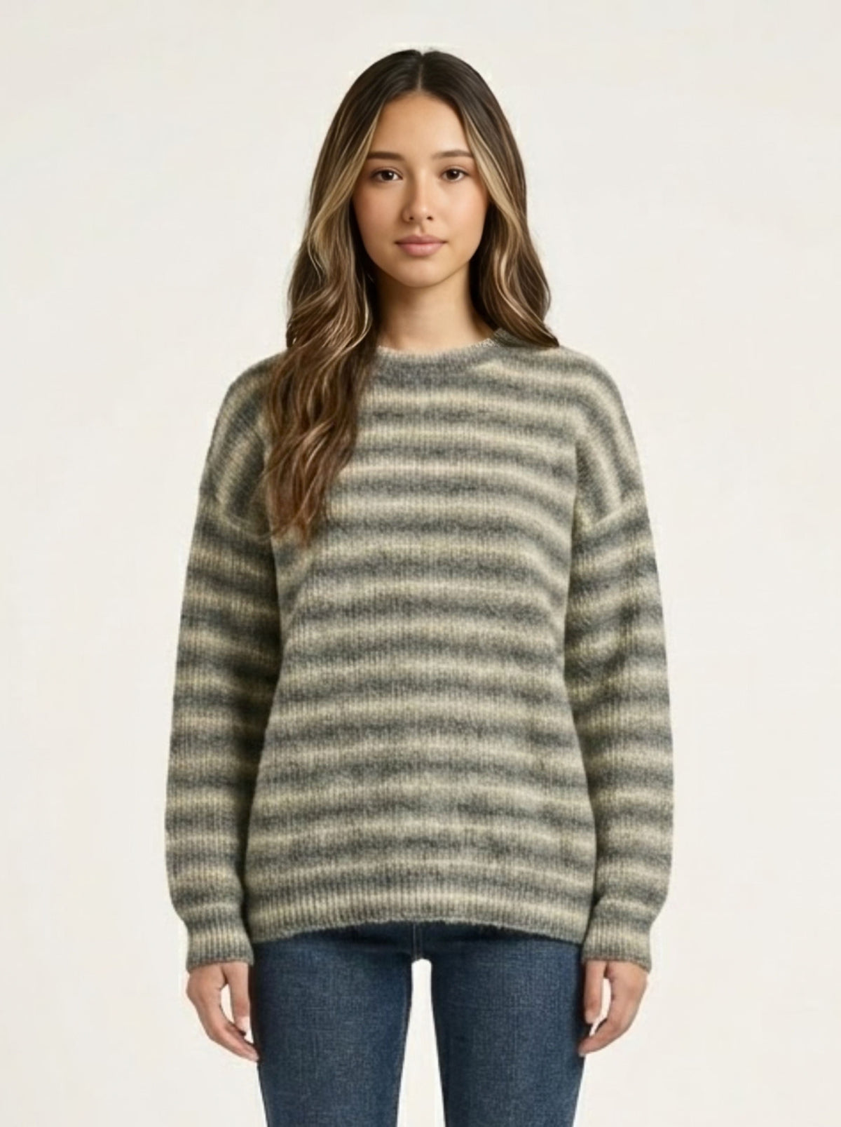 Mosswave Textured Knit Sweater