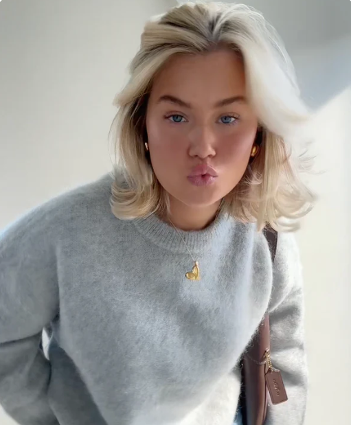 Oversized Sweater Mohair Blend