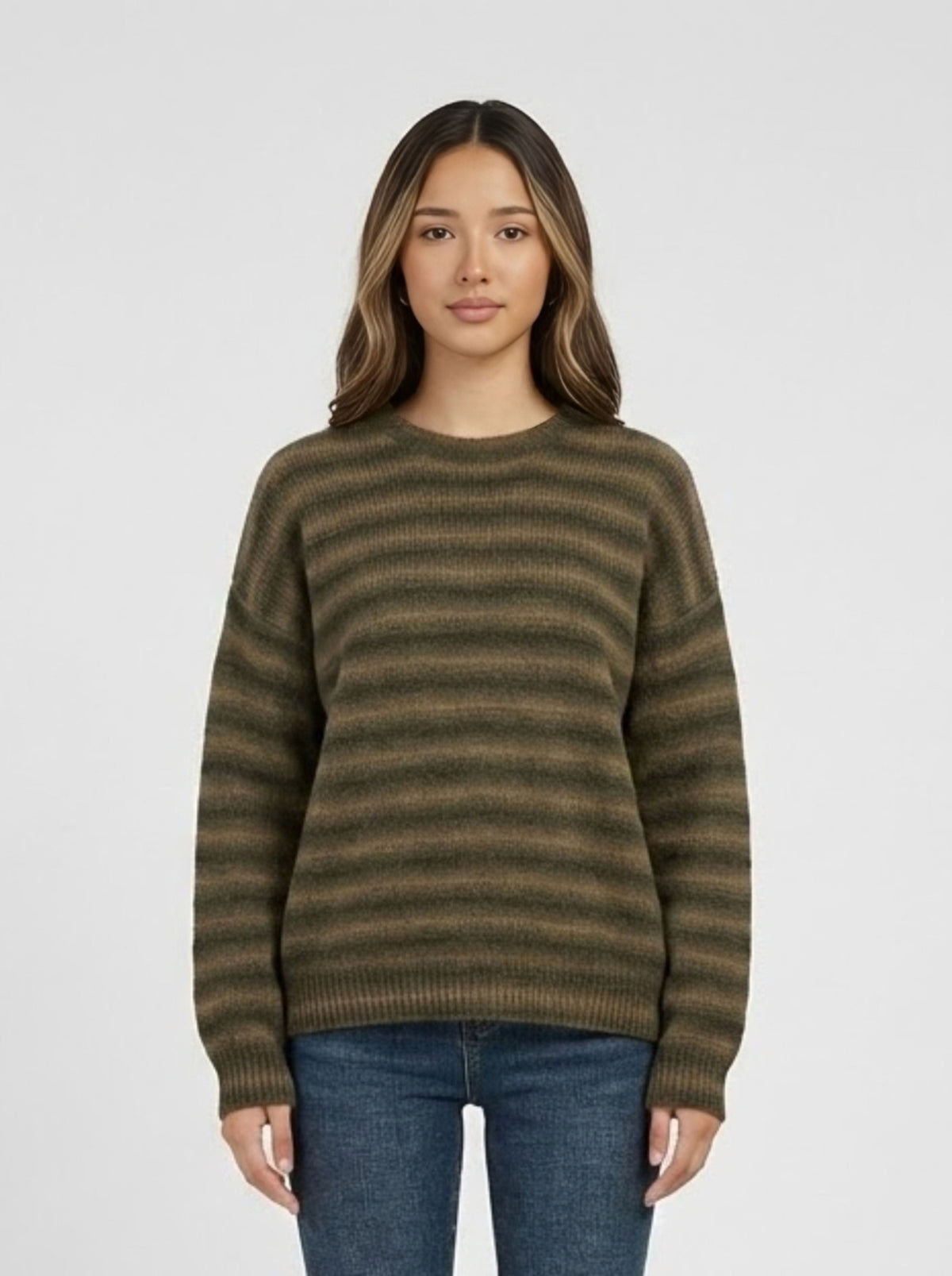 Mosswave Textured Knit Sweater