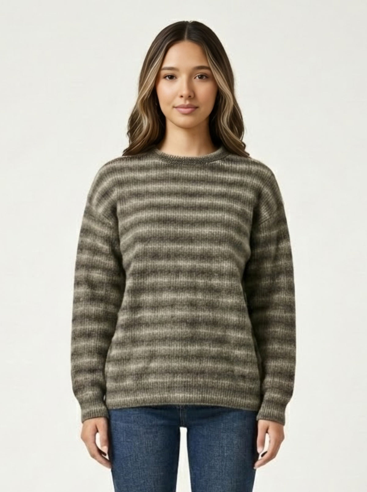Mosswave Textured Knit Sweater